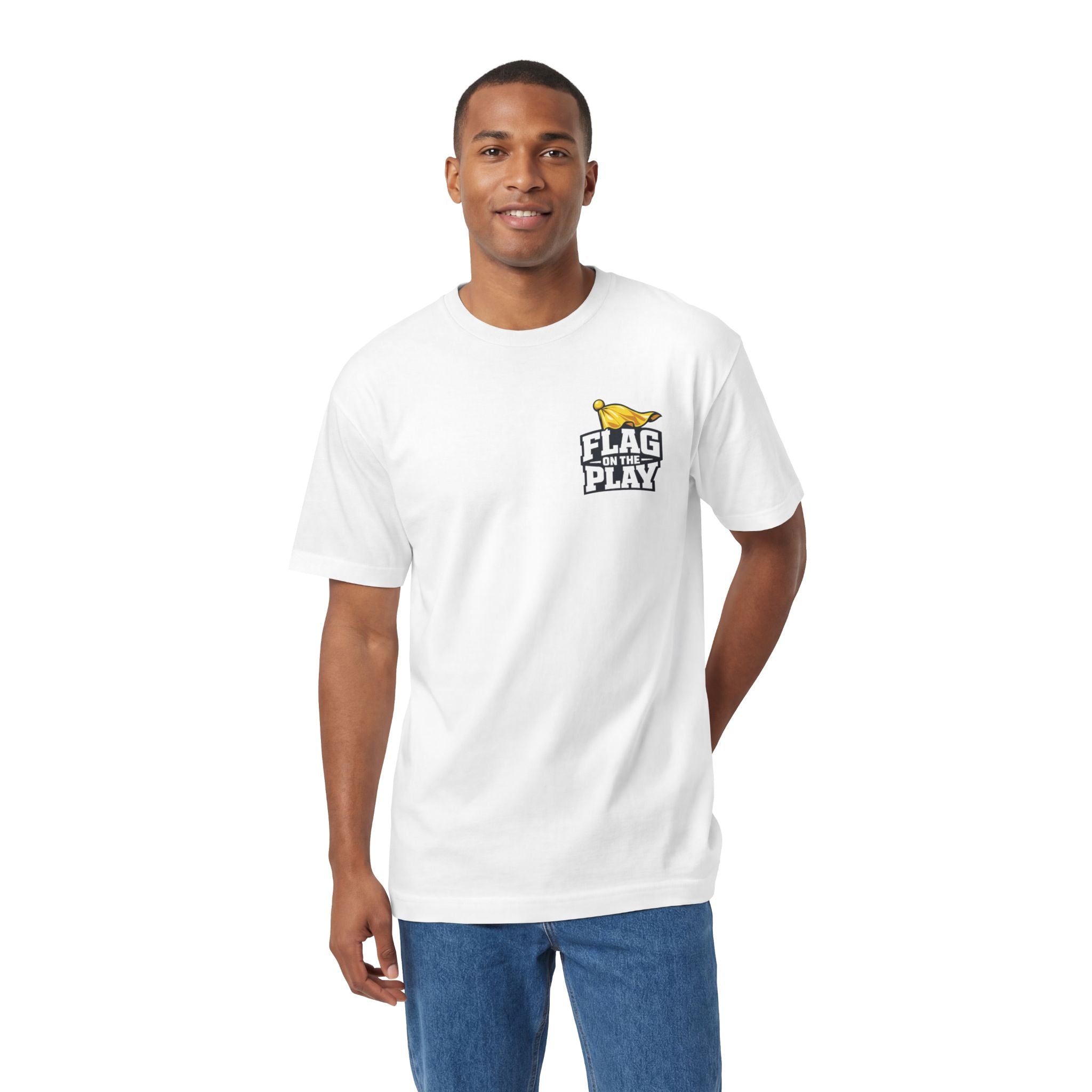 Flag On The Play Tee — "Don't Just Look At It. Huh Have Some!" Graphic T‑Shirt