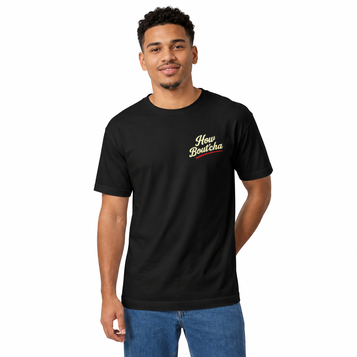 How Bout'cha Tee — "Don't Just Look At It. Huh Have Some!" Graphic T‑Shirt