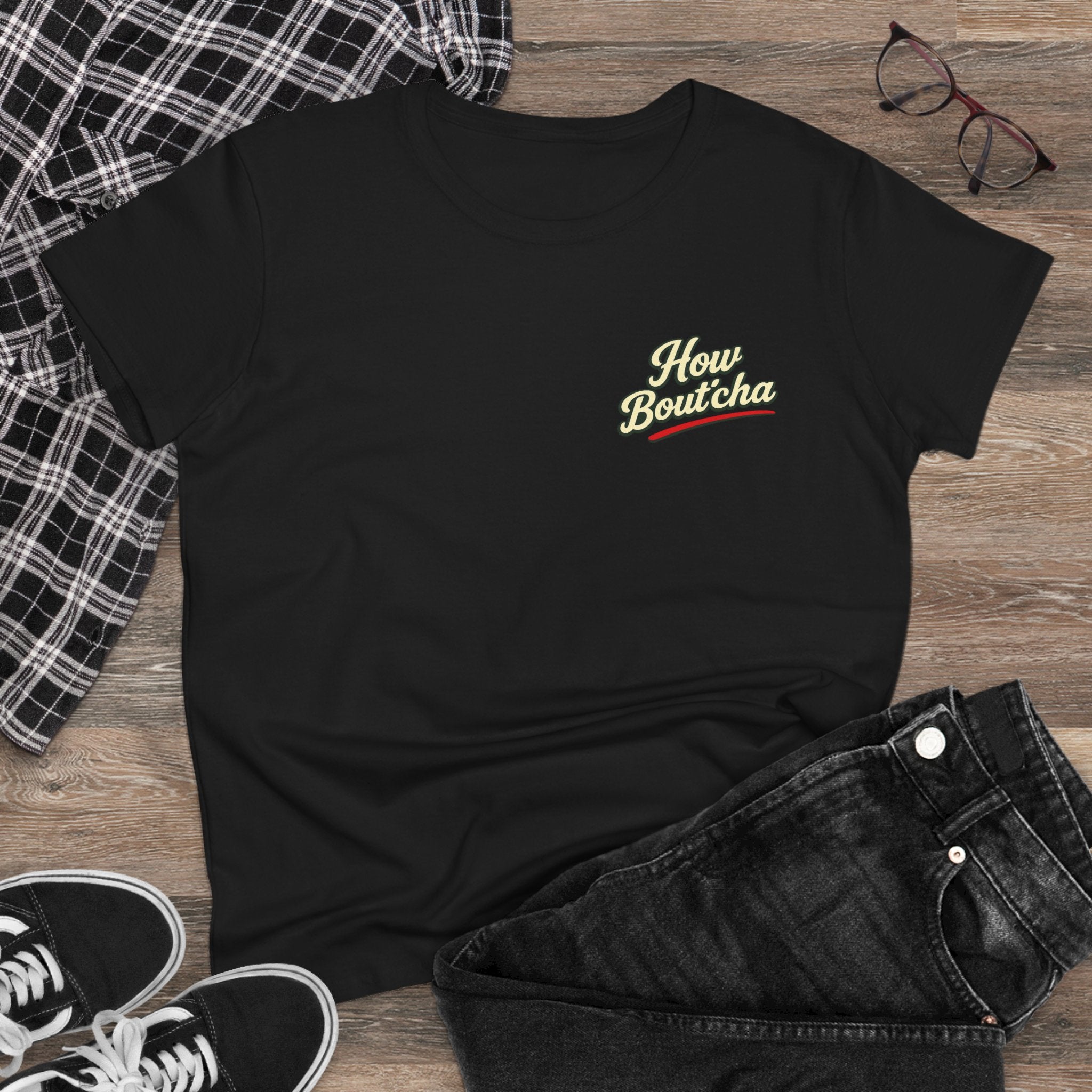 How Bout'cha Tee — "Don't Just Look At It. Huh Have Some!" Graphic T‑Shirt