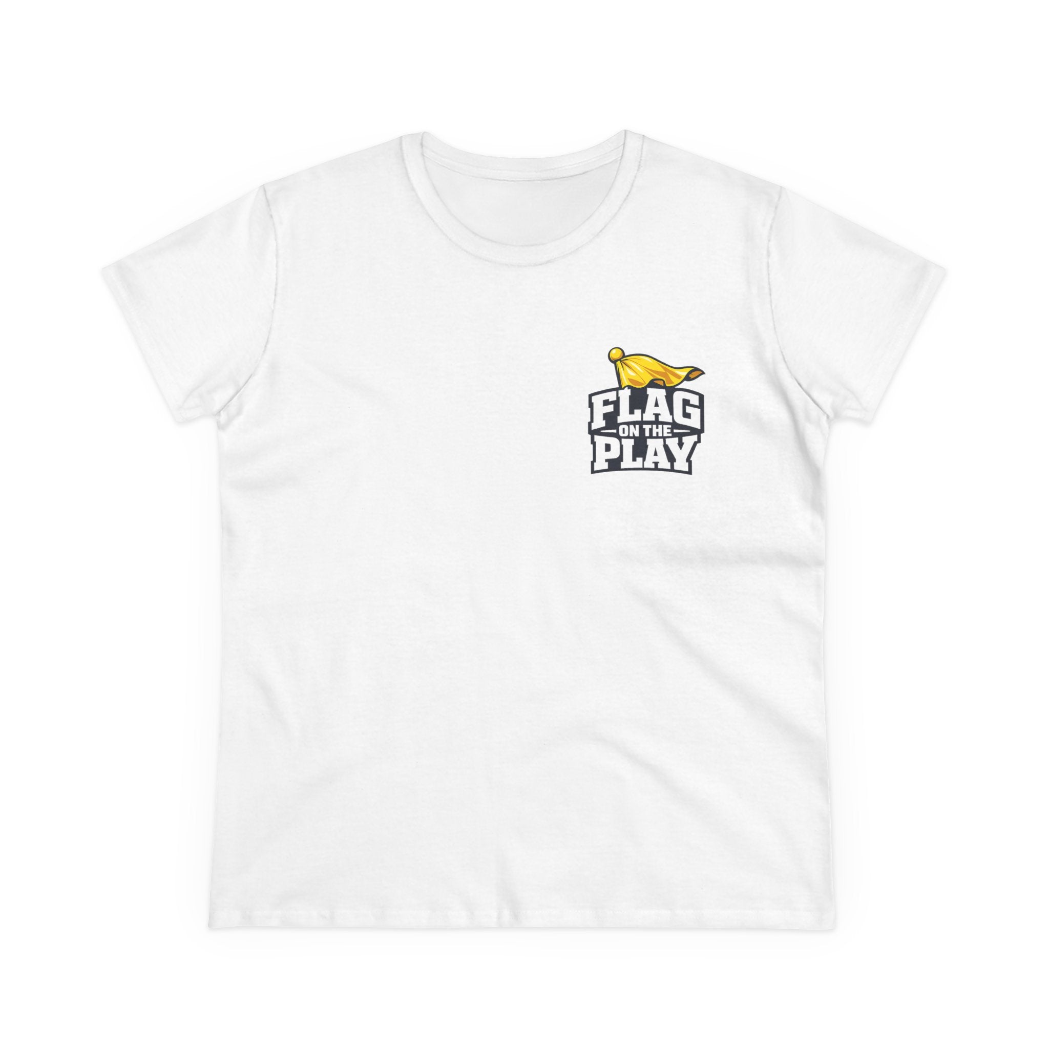 T-Shirt — 'Flag For The Play' Front Logo & "Don't Just Look At It. Huh Have Some!" Back Graphic