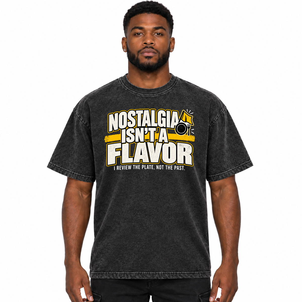 Nostalgia Isn't a Flavor T-Shirt – Retro Foodie Graphic Tee